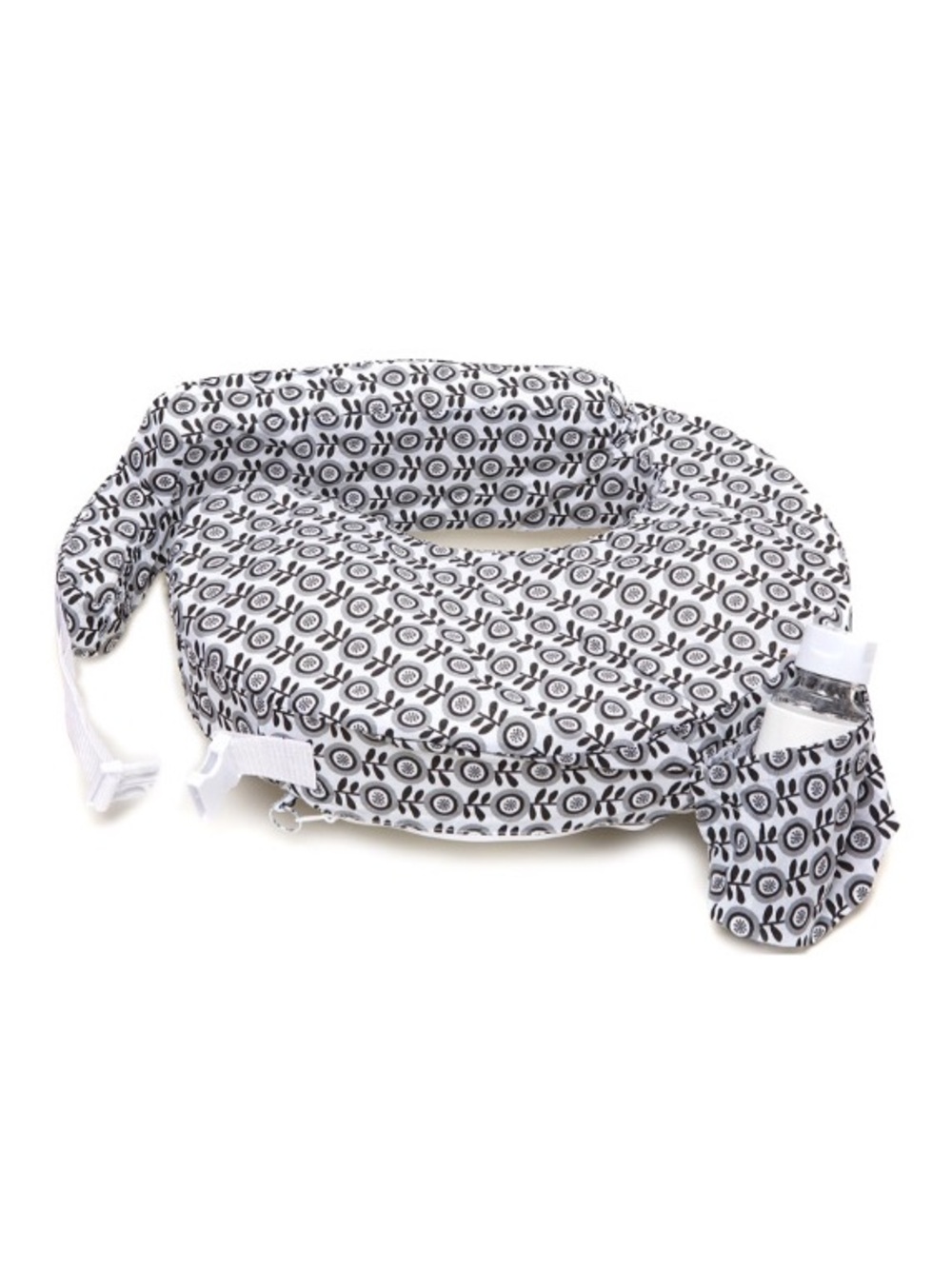 My Brest Friend Nursing Pillow With Side Pocket & Slipcover, Midnight Poppy NWOT